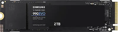 Samsung - 990 EVO SSD 2TB Internal SSD PCIe Gen 4x4 | Gen 5x2 M.2 2280 Speed... • $149.99