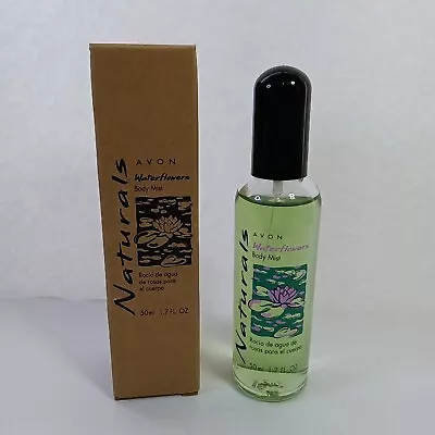 NEW Vintage 1998 Avon Naturals Waterflowers Women's Fragrance Body Mist  1.7 Oz • $25.49