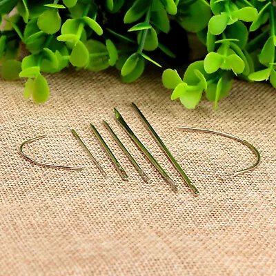 7pcs Hand Needles Canvas Leather Carpet Sewing Stitching Upholstery Sewing Craft • $1.19