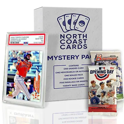 MLB MYSTERY PACK- Cards Packs Autos & Graded Card In Every Pack! New For 2024! • $39.99