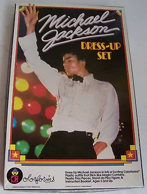 Vintage 'Michael Jackson Dress-up Set Colorform In Original Box CHEAP! • $4.99