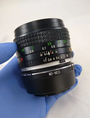 Tested Minolta MC Rokkor-X 50mm F 1.7 Lens For SONY NEX E-mount Adapted Adapter • $69.99