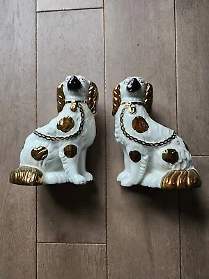 A Pair Of Antique Wally Dogs • £16