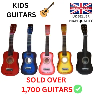 £14.99 • Buy New Guitar Toy Print 21  KIDS WOODEN ACOUSTIC GUITAR MUSICAL INSTRUMENT CHILD Uk
