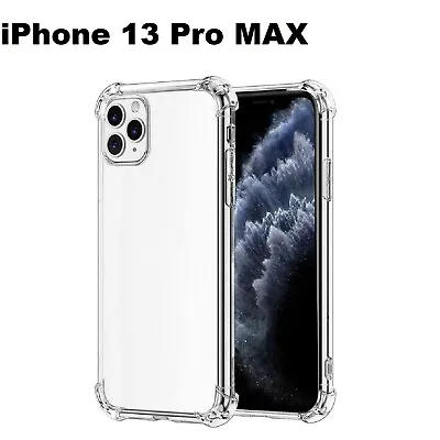 $6.99 • Buy For IPhone 14 13 12 11 Pro Max Plus XR XS 7 8 Clear Case Corner Bumper TPU Cover