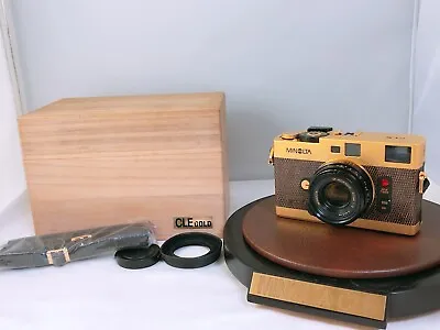 🟢Unused🟢 Minolta CLE Gold Limited Film Camera M-Rokkor 40mm F/2 Lens 2040 • $1999.99
