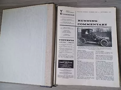 Veteran And Vintage Magazine Binder ×12 Volume Fifteen September1970-August1971 • £11.99