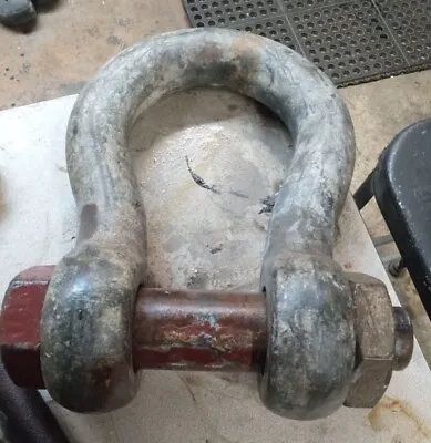 Crosby Clevis Anchor Shackle - Model WLL55T - 55 Ton Capacity - 2-3/4  Bolt Type • $200