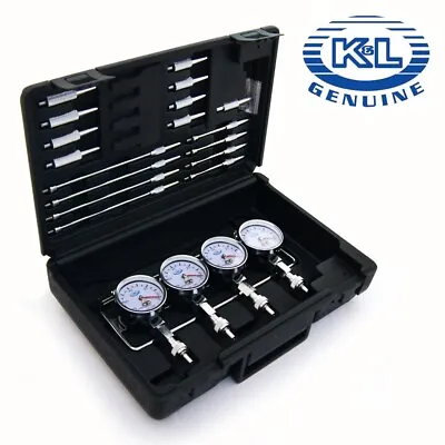 K&L Deluxe Carburetor Carb Synchronizer Vacuum 2inch Gauge Tool Sync 4 Kit Oem • $406.69