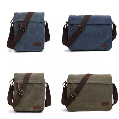 Fashion Portable Outdoor Computer Casual Bag One Shoulder Cross-body Canvas Bag • $17