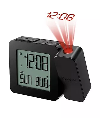 NEW BOXED Oregon Scientific Wireless Projection Clock+Indoor Temperature Black • £9.99