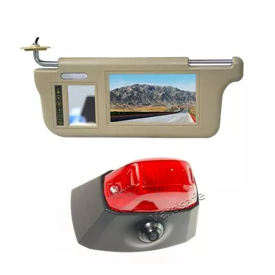Sun Visor Rear View Mirror Monitor Backup Reversing Camera For Ram Promaster Van • $199