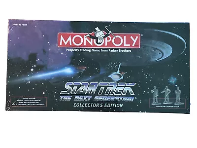 Star Trek The Next Generation Monopoly Collector's Edition Pewter Tokens Sealed • $45