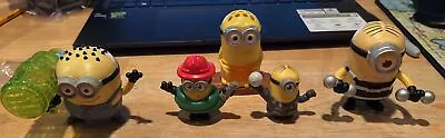 Lot Of 5 - Despicable Me Minions Figures: Convict Fireman Mystic Etc. • $7.99