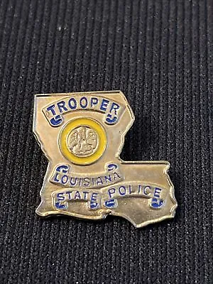Miniature POLICE Lapel BADGEUSA Louisiana State Police Trooper Lapel Pin • $15