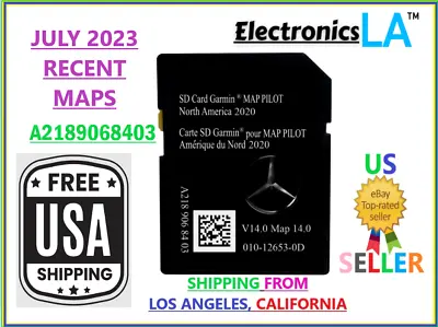 🔥Navigation SD Card For Mercedes Benz A2189068403 Garmin Pilot CLA GLA 2020 • $37.95