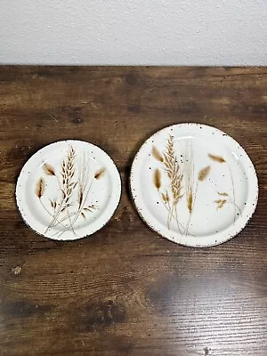 2 Vintage Wild Oats Plates Midwinter Stonehenge Lot - 8.75”  7” • $24.99