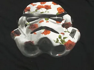 2012 Marc Ecko Star Wars Stormtrooper T Shirt Mens XL Black Roses • $10