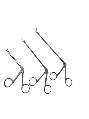 3 Pack - Alligator Forceps With Serrated Tips Micro 3.5  + 5.5  + 6.5  • $22.07