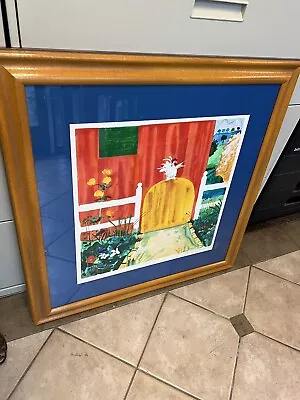 Framed “Rooster” Serigraph By Mike Smith — Signed & Numbered 335/350 • $425