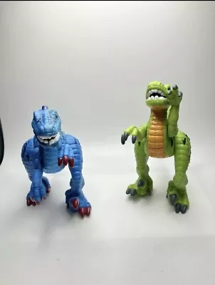 Imaginext - Dinosaur Shreds Raptors - Fisher Price - Mattel 2006 Blue Green • $12.90