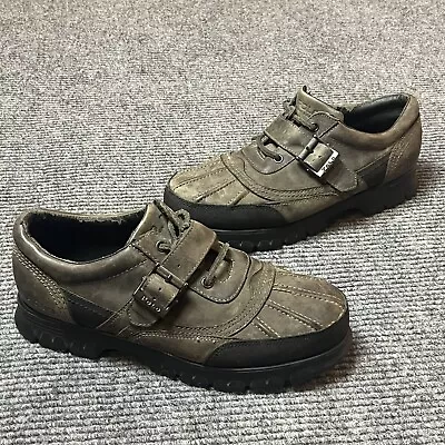 Polo Ralph Lauren Leather Shoes Mens 10 D Alburn Dover Workwear Rugged Y2K • $16.40