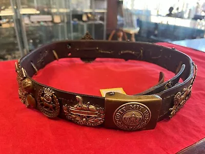 £749.99 • Buy Unique Original WW1 Trophy Imperial German Army Belt W/ British Army Cap Badges