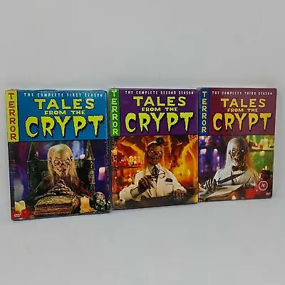 Tales From The Crypt Complete Season 1 To 3 Dvd Box Set Horror Classic Region 1 • £79