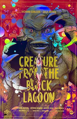 Martin Ansin Creature From The Black Lagoon Foil Variant Mondo Print SIGNED • $299.99