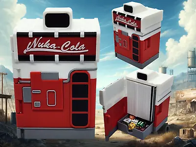 MTG Fallout Nuka Cola Vending Machine Deck Box For EDH | Commander | Magic The G • $53.95