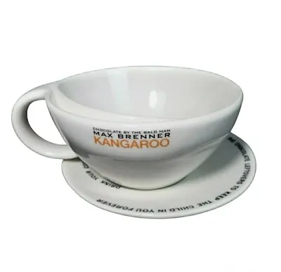 Max Brenner Kangaroo Iris Zohar Hot Chocolate Coffee Tea Cup And Saucer • $12.99