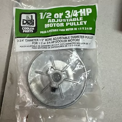 DIAL Manufaturing Variable Motor Pulley 3-3/4  X 1/2  ( Lot Of 2 ) • $8