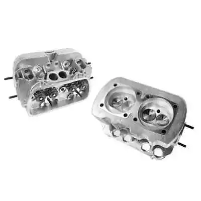 VW 1600 DUAL PORT CYLINDER HEADS W/ DUAL SPRINGS 94mm BORE ID - PAIR • $699.95