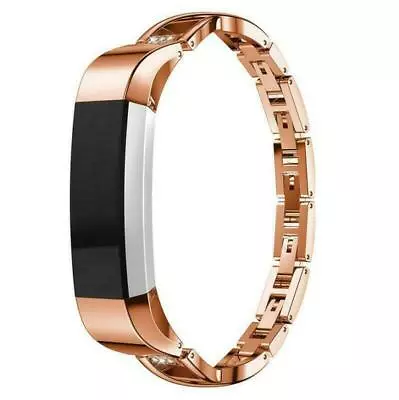 $18.59 • Buy For Fitbit Charge 2 Bands Bling Stainless Steel Metal Replacement Strap 18 Mm