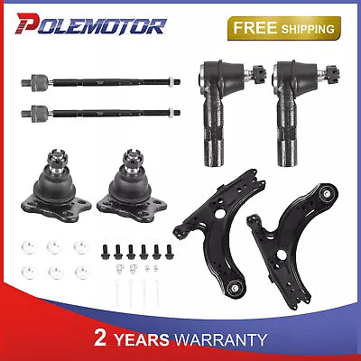$75.91 • Buy Set Front Lower Control Arm Tie Rod End Link Ball Joint For VW Beetle Jetta Golf