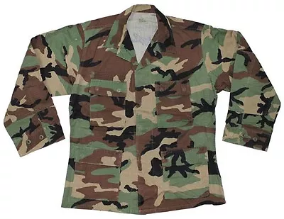 US Army Ranger Marsoc Field Jacket Bdu Woodland Camouflage Medium Regular • $38.07