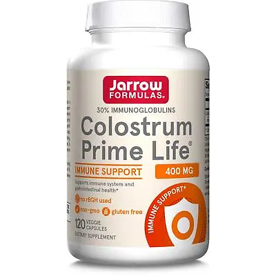 £24.13 • Buy Jarrow Formulas Colostrum Prime Life 400mg 120 Veggie Capsules Immune Support