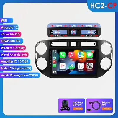 For Volkswagen VW Tiguan 2006-2016 Android 12 Car Stereo Radio GPS Navi +Camera • $128.98