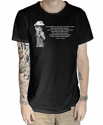 $14.46 • Buy Hunter S. Thompson Buy The Ticket Take The Ride Quote Mens T Shirt