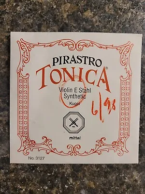 Pirastro Tonica Violin E Stahl String Synthelic #3127 • $16.50