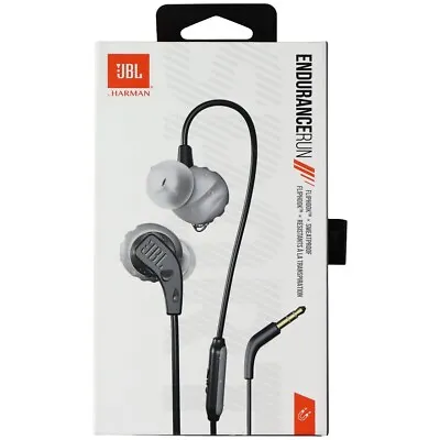 JBL Endurance RUN - Wired Sport In-Ear Headphones - Black • $21.89