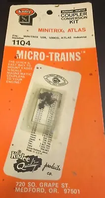 N-scale Magne-matic Coupler Converson Kit Minitrix Atlas Micro-train Kadee 1104 • $9