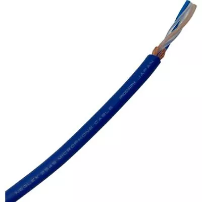 Mogami W2549 Neglex Mic Cable BLUE - Bulk 2549 PRICED PER FOOT • $1.29