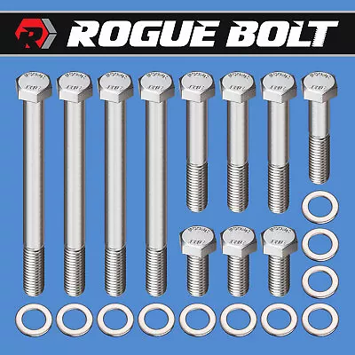 Sbm 70 & Up Water Pump Timing Cover Bolts Hex Small Block Mopar 273 318 340 360 • $20.95