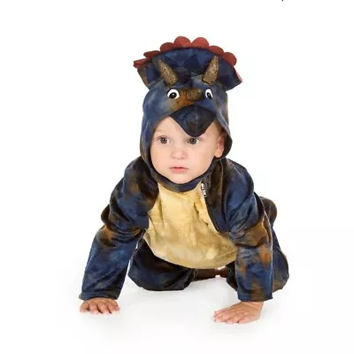 Baby Dinosaur Triceratops Fancy Dress Costume  Kids 12-18 Years Old BNWT • £12.95