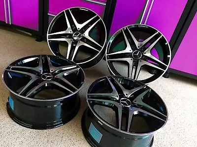 Mercedes 18 Inch Sl63  New Rims Wheels Set4 Exclusive Sl500 Sl550 Sl Fitment Amg • $995