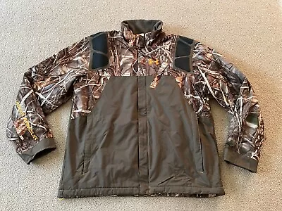 Mens Under Armour Skysweeper Advantage Max 4 Camo Jacket XL • $120