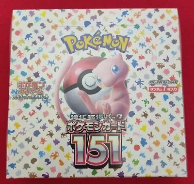 Pokemon Card 151 Sv2a Booster Box Scarlet & Violet With Shrink Wrap Sealed New • $124