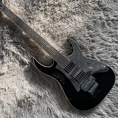 Custom Black 7V Electric Guitars HSH Pickups Flower Inlay Fretboard FR Bridge • $236