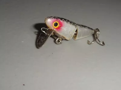 Vintage Fishing Lure Plastic Falls Lure Co. Big Inch Ultra Light Silver Scale • $2.99